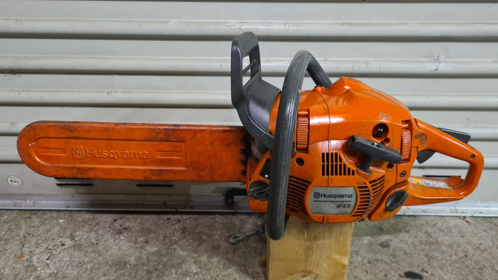 Husqvarna 445 kettingzaag X-torq, Ophalen, Gebruikt, Husqvarna