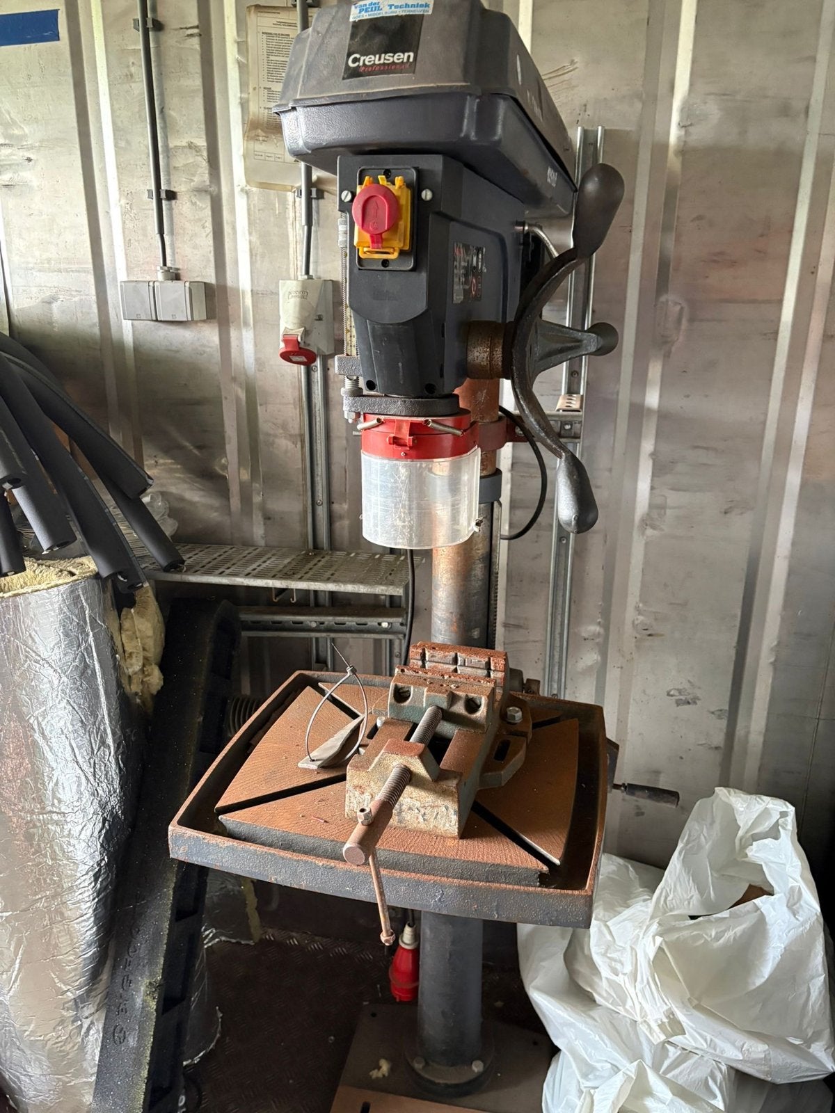 Creusen Kolomboormachine - Robuust en Betrouwbaar, Ophalen, Gebruikt, 600 watt of meer, Kolomboormachine