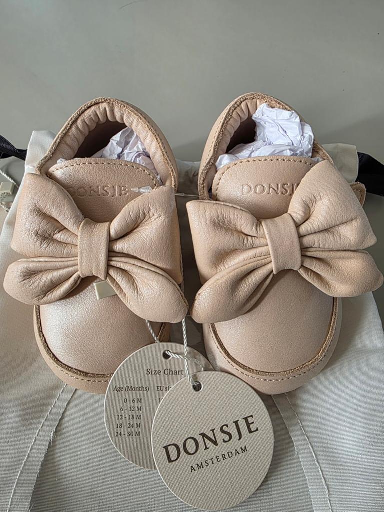 Donsje Mileau sneakers Powder Metallic Nubuck 12-18m nieuw, Meisje, Donsje, Schoenen, Nieuw