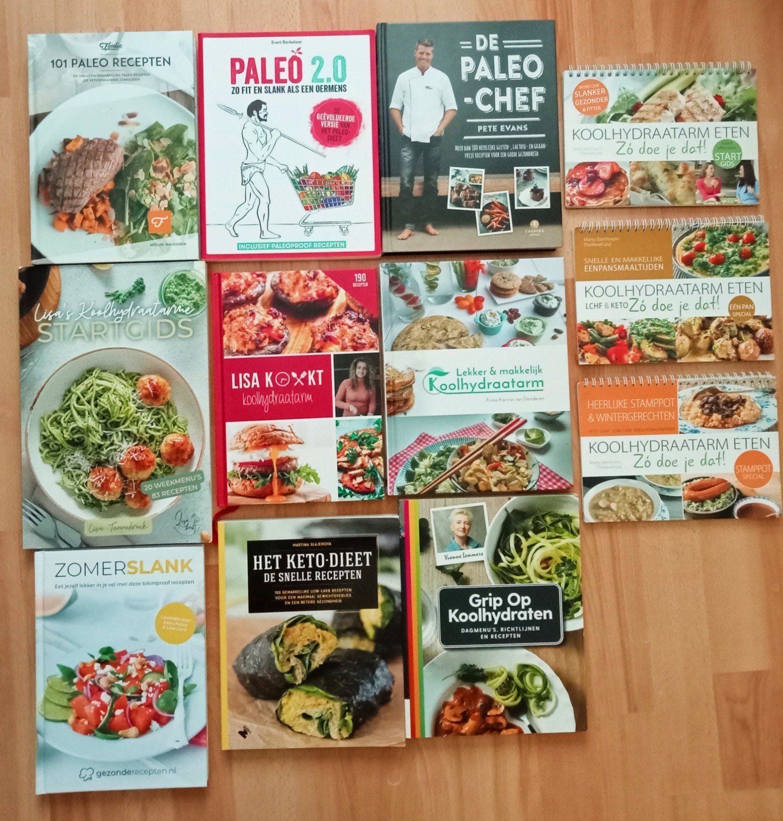 12 Diverse Keto, Paleo, Koolhydraatarme kookboeken, Boeken, Kookboeken, Ophalen of Verzenden, Zo goed als nieuw, Hoofdgerechten