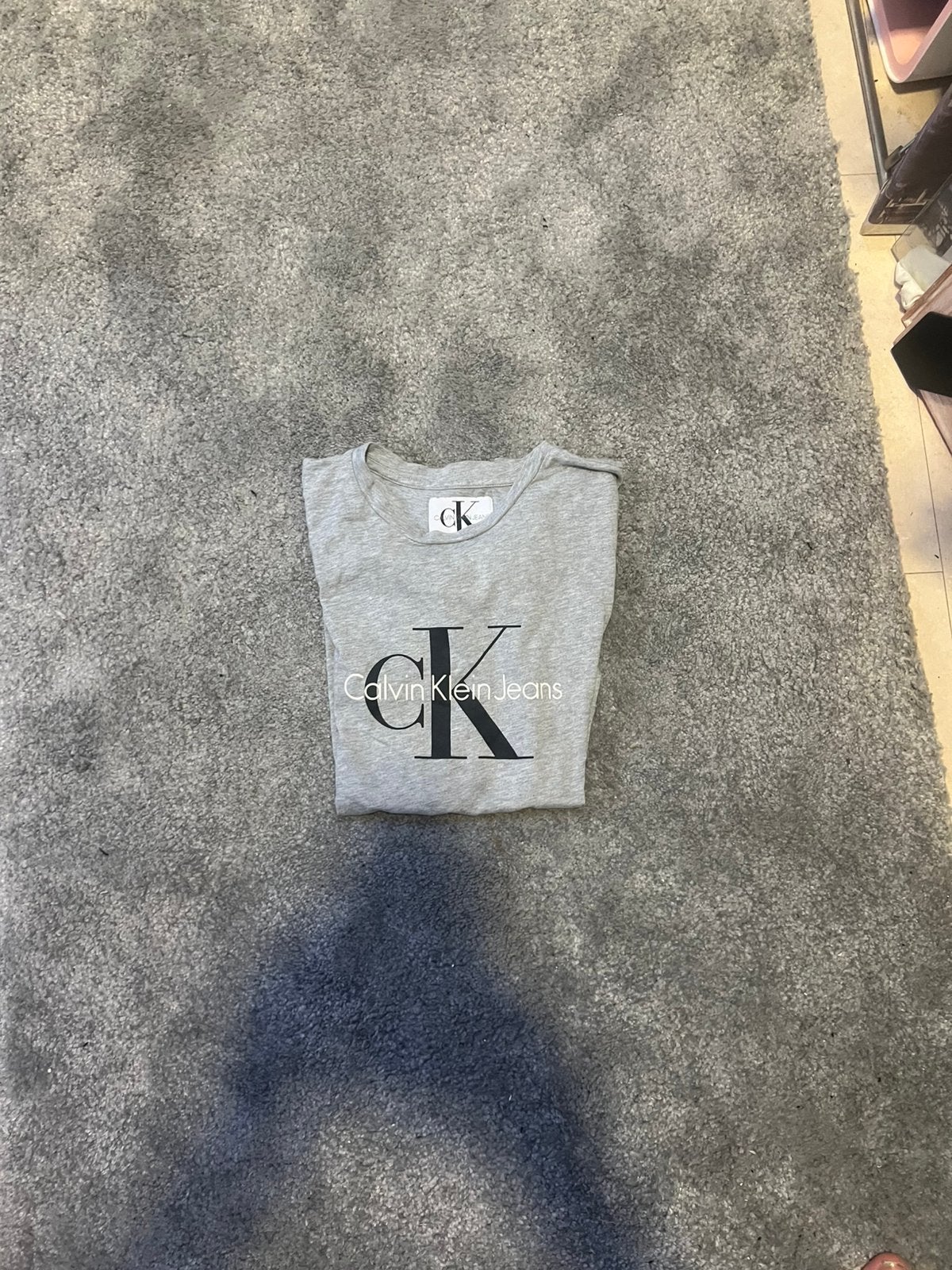 Grijs shirt van Calvin Klein Jeans, Verzenden, Nieuw, Meisje, Shirt of Longsleeve