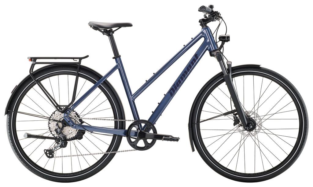 Diamant Mahon trip pro blauw dames 55cm 28inch, 53 tot 56 cm, Nieuw, Overige merken, Versnellingen