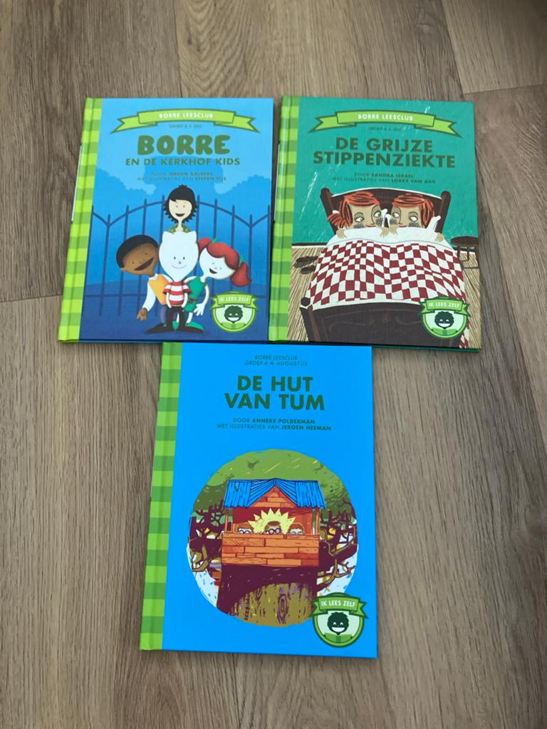 Borre Leesclub Boeken: Borre, Stippenziekte, Hut van Tum, Ophalen of Verzenden, Nieuw, Fictie algemeen