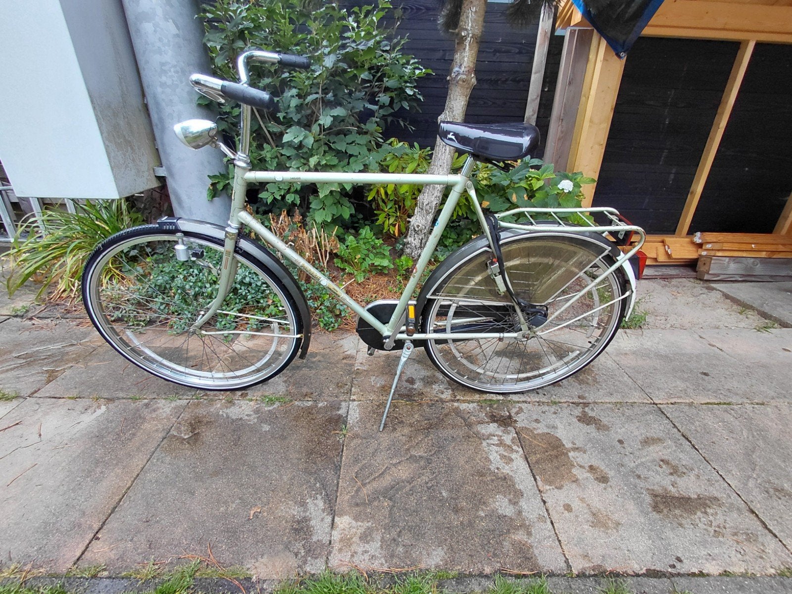 Vintage Herenfiets - Klassiek Model, Fietsen en Brommers, Terugtraprem, Gebruikt, 53 tot 57 cm, Ophalen