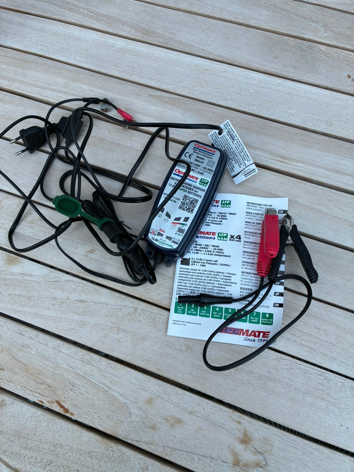 Optimate Lithium - druppel lader, Ophalen, Gebruikt