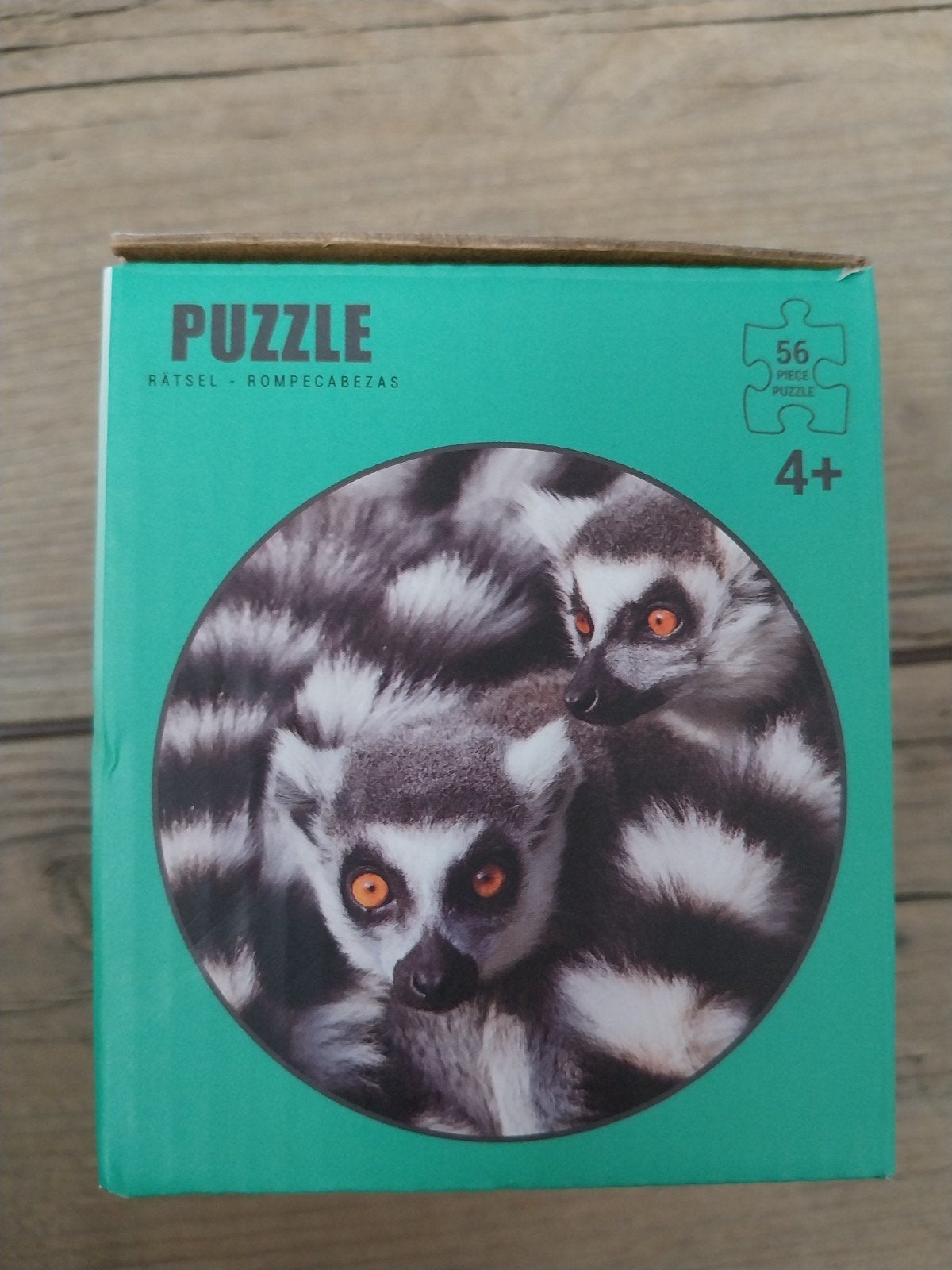 Ronde ringstaartmaki puzzel - 56 stukjes, Ophalen