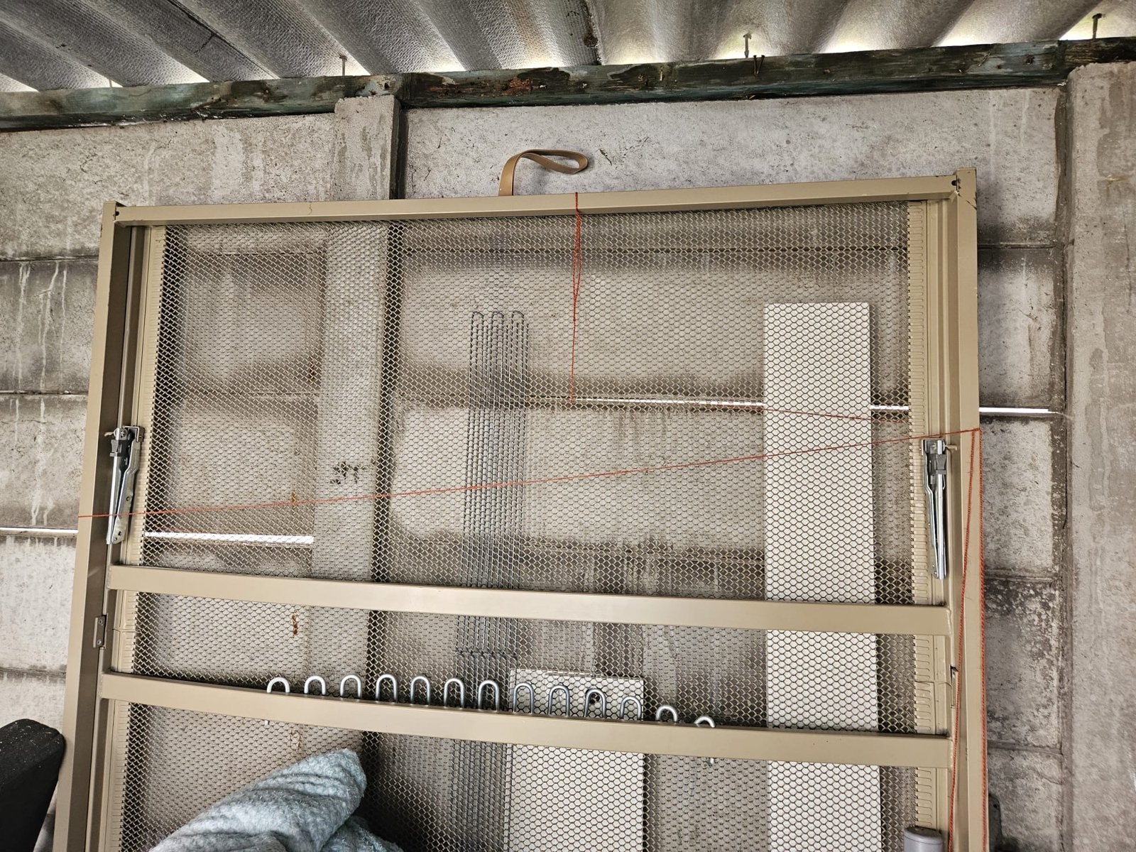 Gratis Auping Auronde spiraalbodem 140x200 cm, Ophalen, Gebruikt, Beige, 140 cm