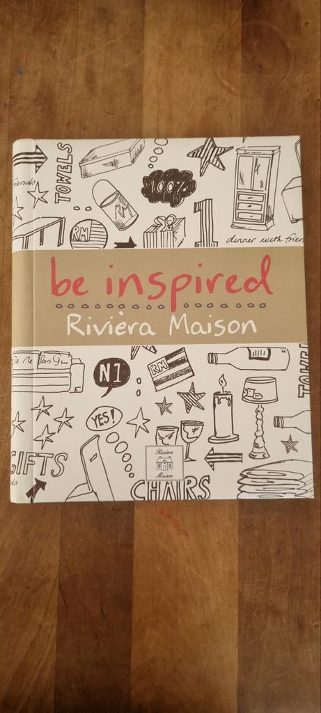 Riviera Maison 'Be Inspired' Notitieboek/Decoratieboek, Ophalen of Verzenden, Zo goed als nieuw, Riviera Maison, Interieur en Design