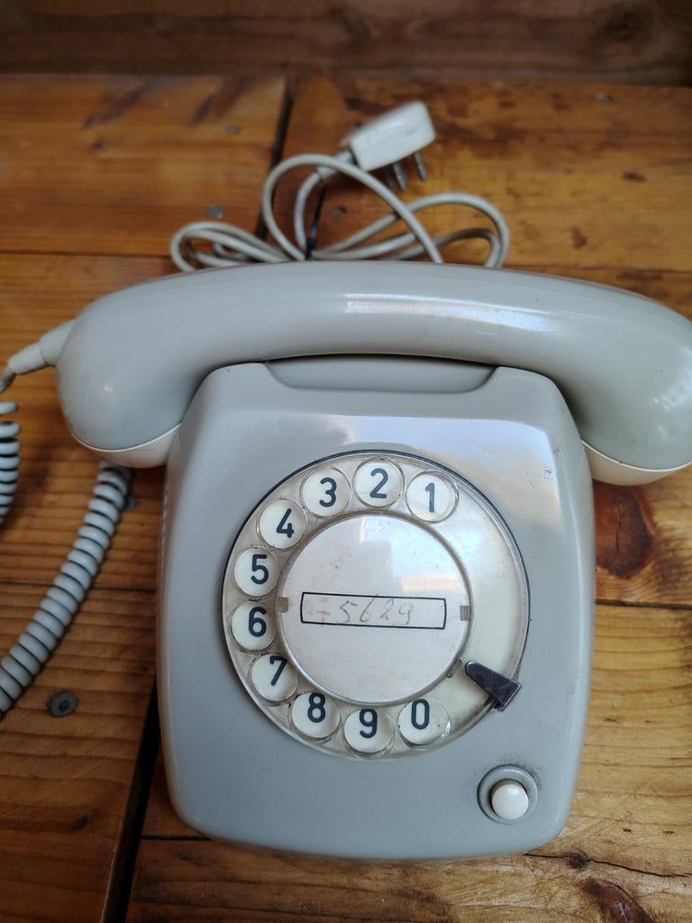 Vintage PTT Ericsson T65 Telefoon met Draaischijf, Ophalen of Verzenden