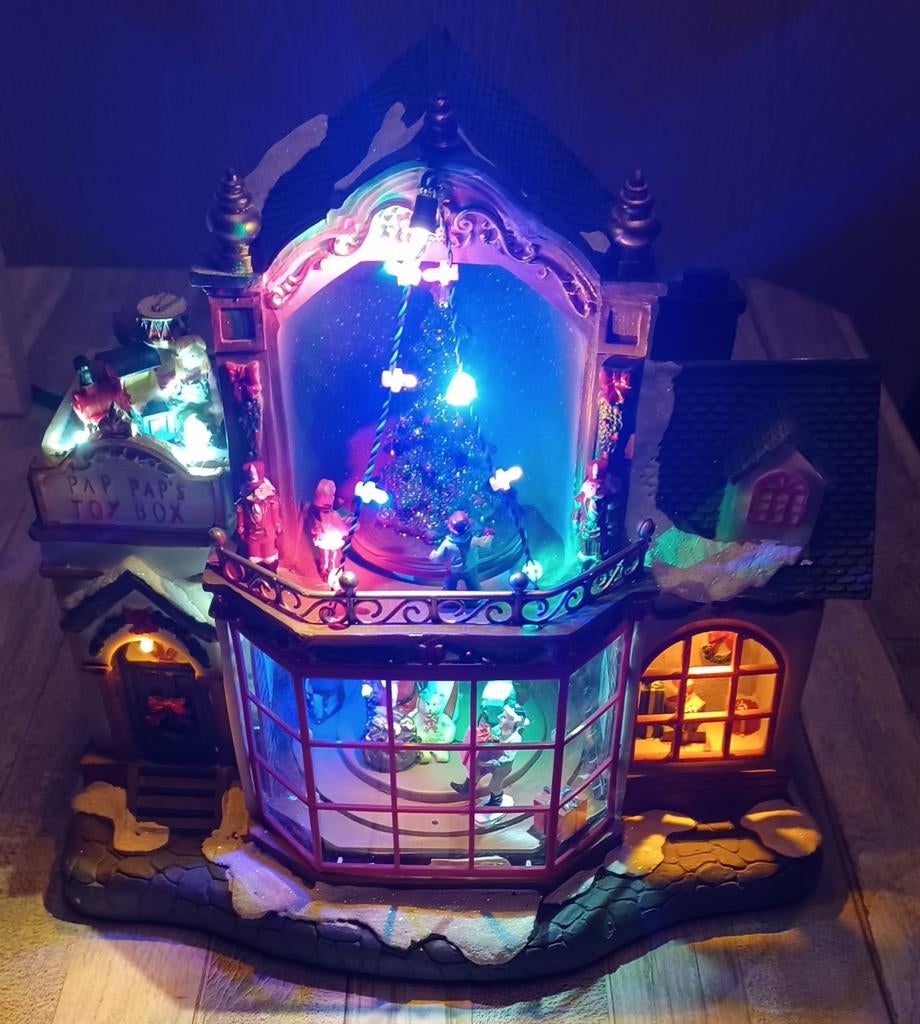 Kersthuisje Intratuin Speelwinkel met licht en geluid, Verzenden, Nieuw