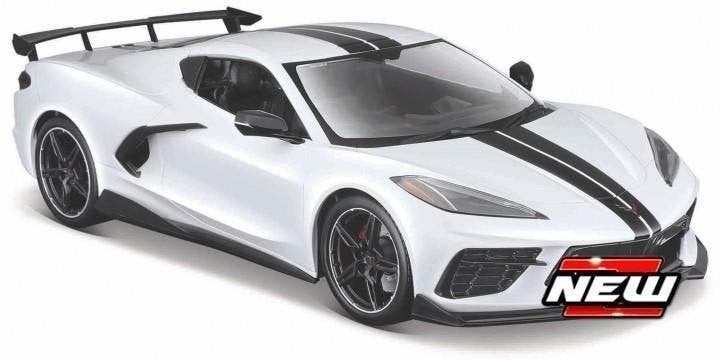 Chevrolet Corvette Stingray Coupe High Wing - 2020 - 1:24, Ophalen of Verzenden, Nieuw, Auto's