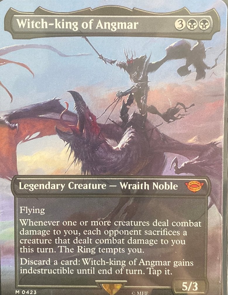 Witch-King of Angmar, Hobby en Vrije tijd, Verzamelkaartspellen | Magic the Gathering, Ophalen of Verzenden, Zo goed als nieuw