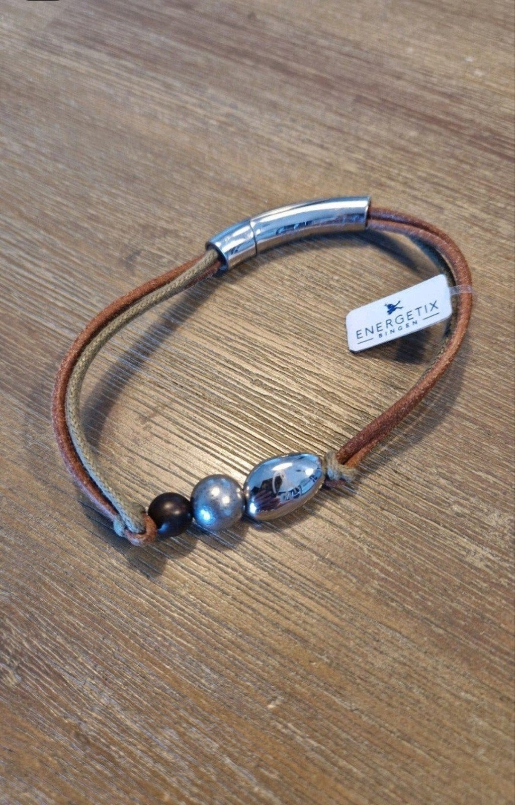 mooie armband Energetix, Ophalen of Verzenden, Nieuw, Zilver, Zilver