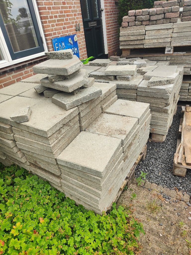 Tegels 30x30, Ophalen, Zo goed als nieuw, Beton, Terrastegels
