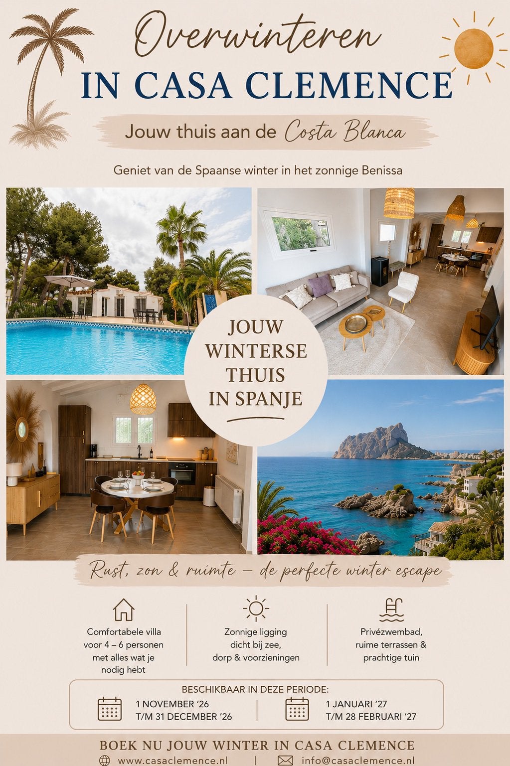 Onze Casa in Benissa Costa Spanje is te huur