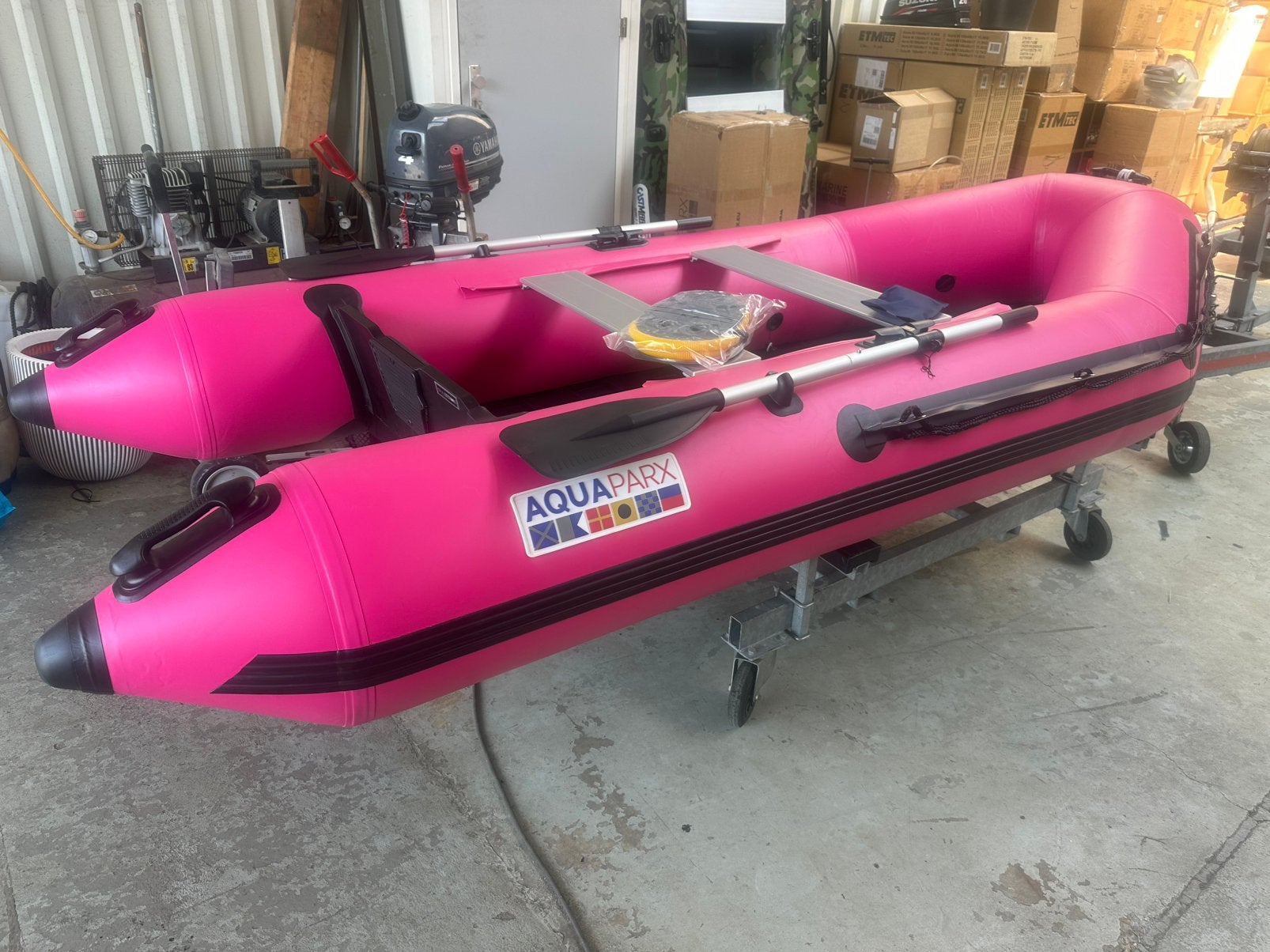 Nieuwe aquaparx 3.30m rubberboot in roze ! Laatste 3 stuks!, Overige merken, Overige brandstoffen, Maxum, Rubber