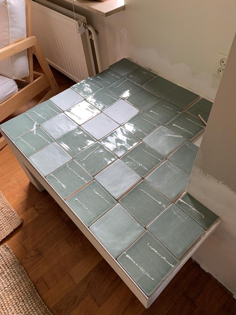 Tegels VT wonen villa army green 13x13 glans en mat, Ophalen, Nieuw, Minder dan 20 cm, Minder dan 20 cm