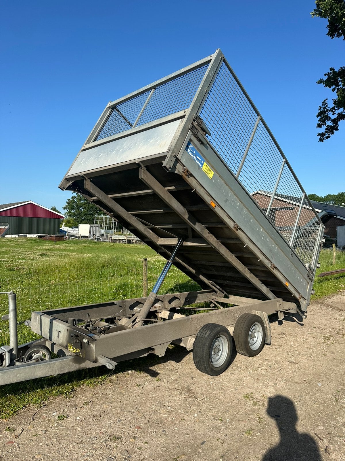 Twintrailer tandemasser !!! Hittegolf koopje !!!, Ophalen of Verzenden, Zo goed als nieuw