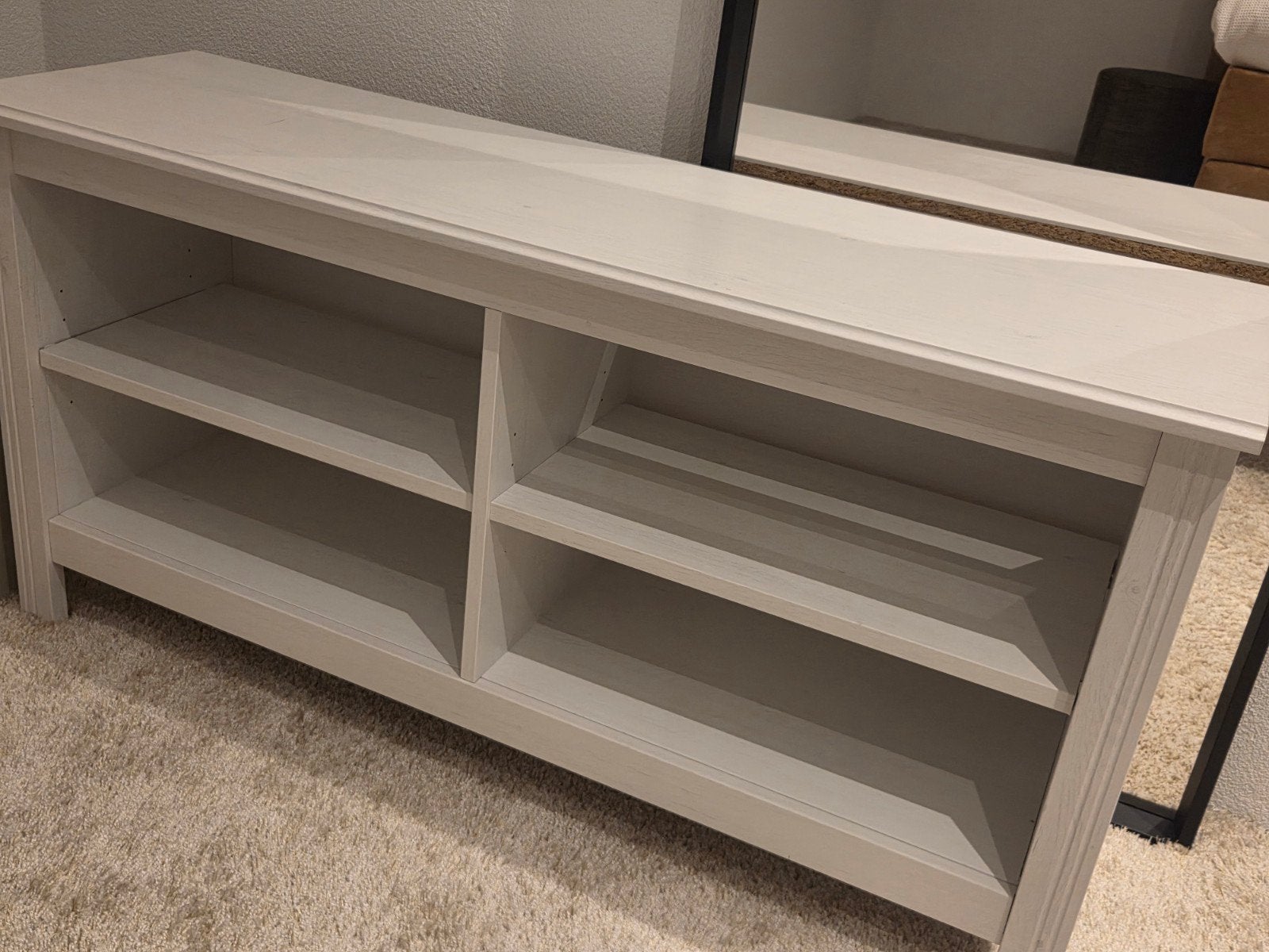 IKEA kastje - Wit/lichtgrijs met planken, Ophalen, Gebruikt