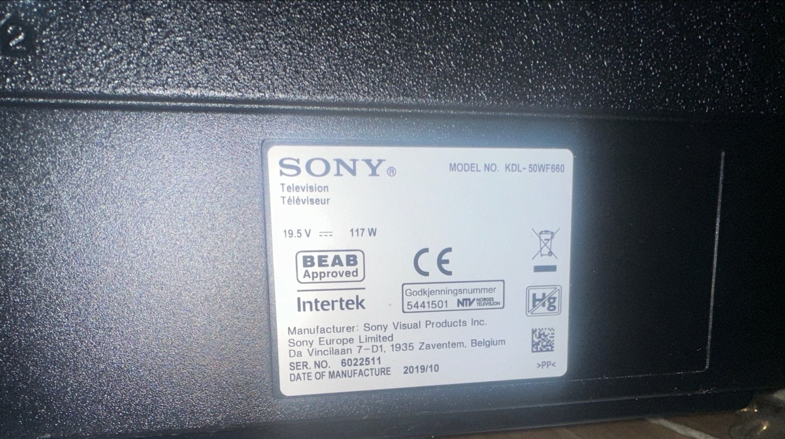 Sony KDL-50WF660 Full HD Smart TV - 126 cm, Ophalen of Verzenden, Zo goed als nieuw, Smart TV, Full HD (1080p)
