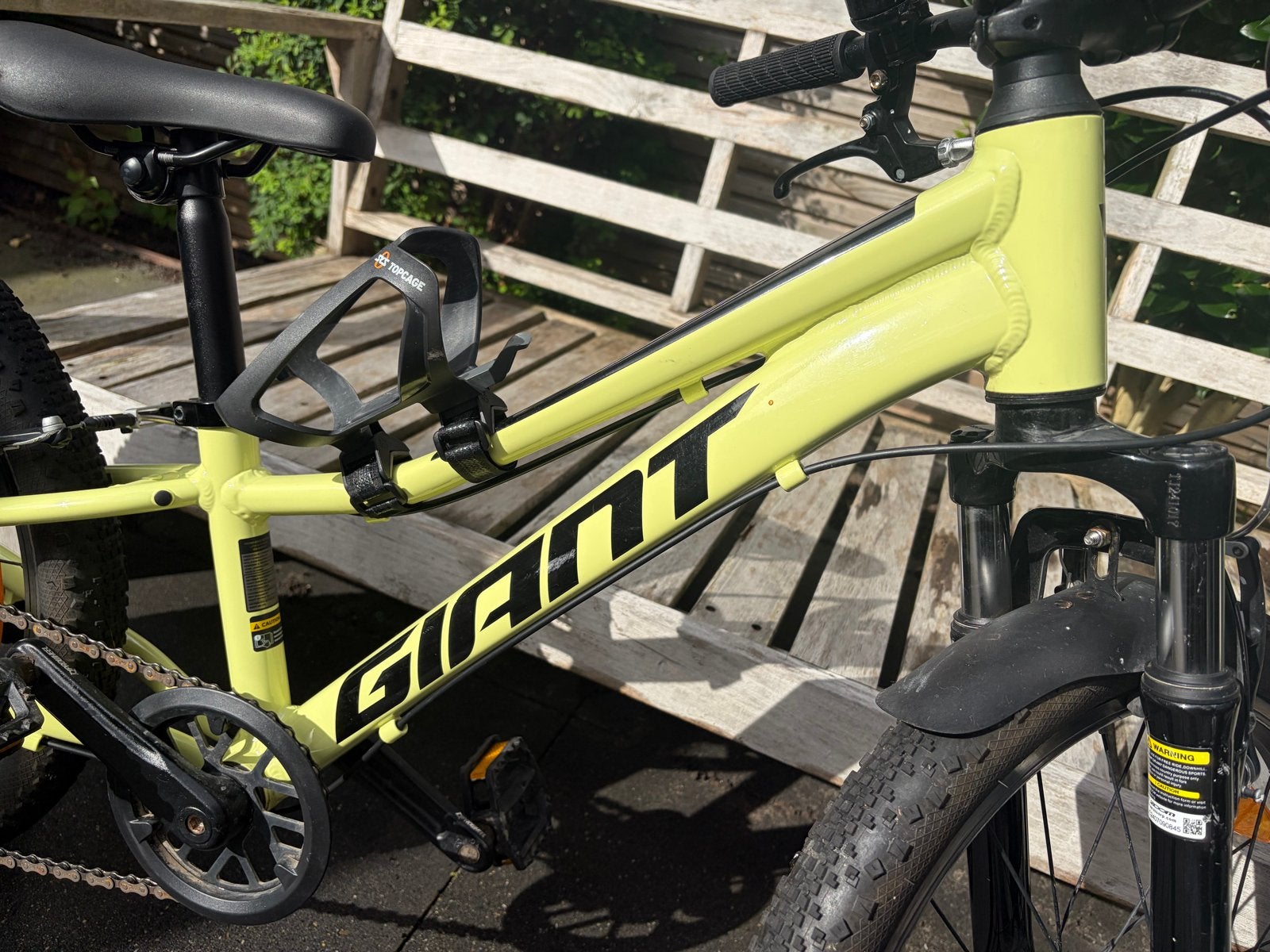 Giant Talon 20 Muscat Blanc Kinderfiets - Zo goed als nieuw, Ophalen, Zo goed als nieuw, Velgrem, 20 inch of meer