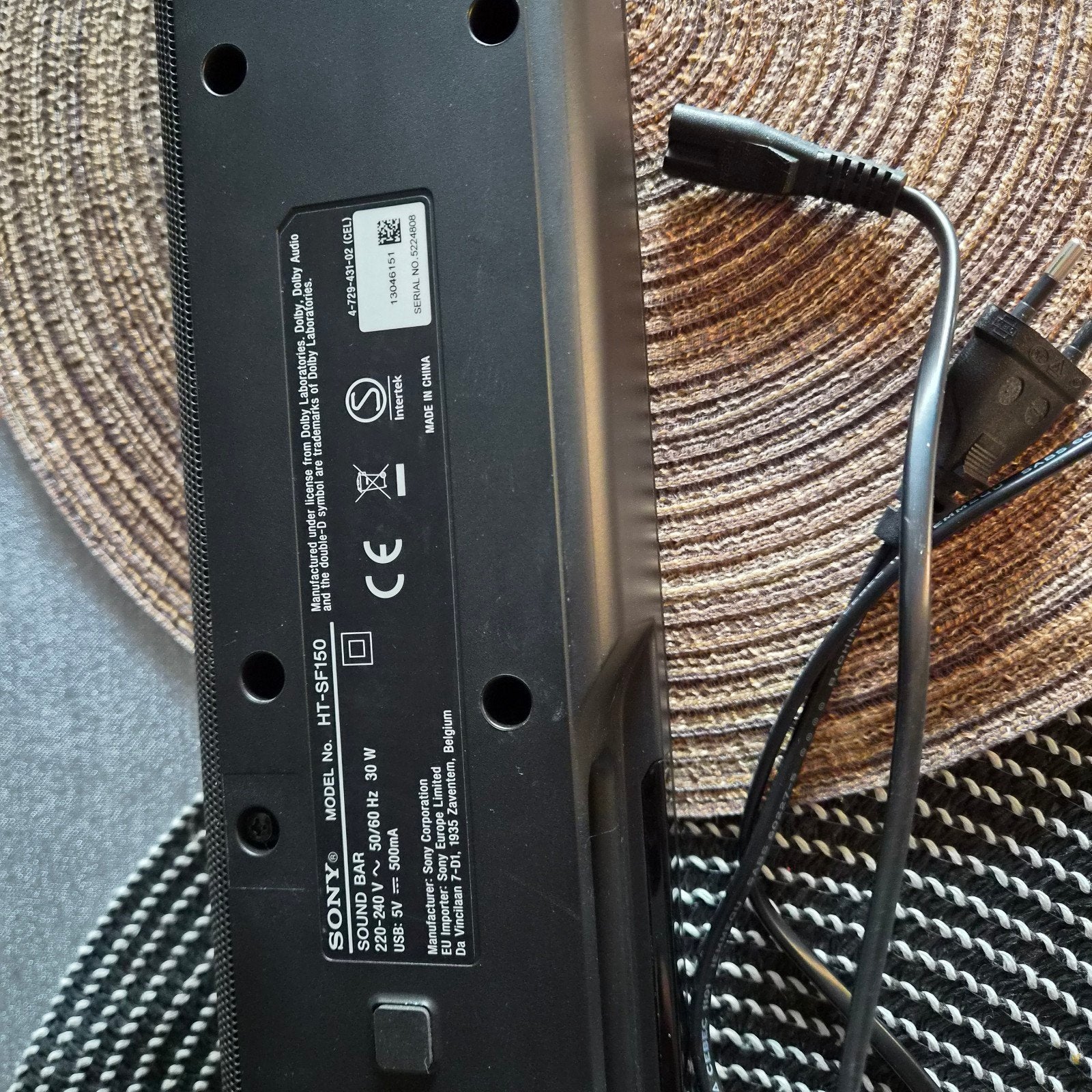 Sony HT-SF150 Soundbar - Krachtig geluid voor uw TV, Ophalen