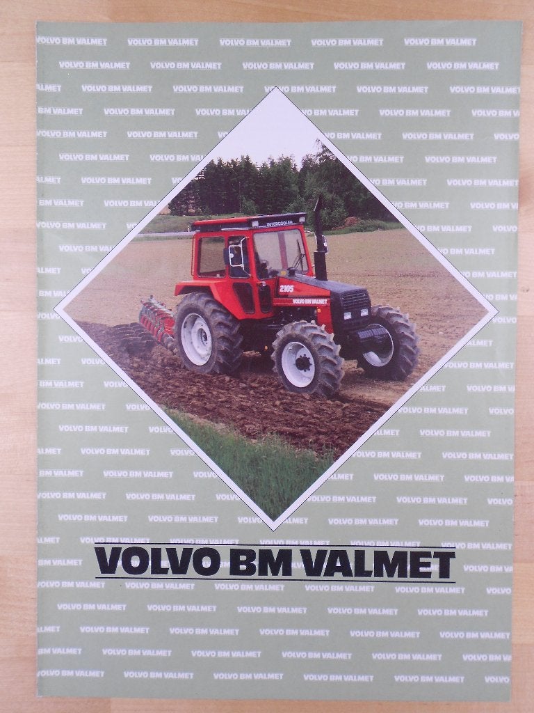 Volvo BM Valmet 305 405 605 2005 2105 Tractor Brochure 1986, Ophalen of Verzenden, Zo goed als nieuw, Volvo