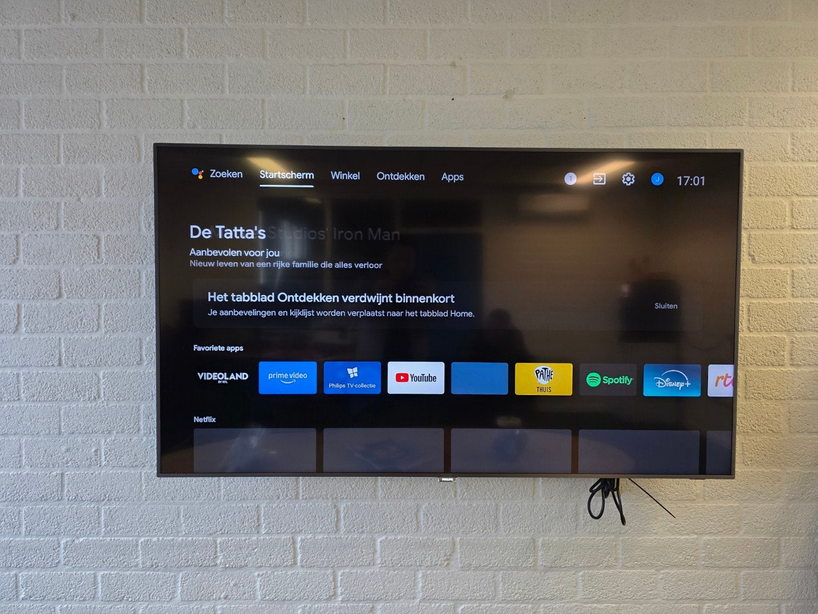 Philips 65PUS7601/12 4K UHD Smart TV met Ambilight, Ophalen, Philips, LED, 50 Hz