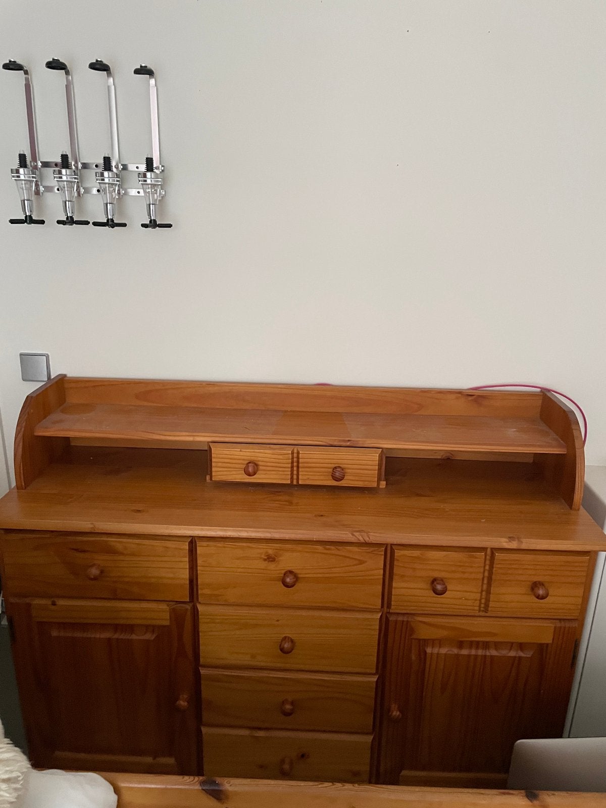 Grenen dressoir, Huis en Inrichting, Kasten | Dressoirs, Ophalen, Gebruikt, 100 tot 150 cm, Grenenhout