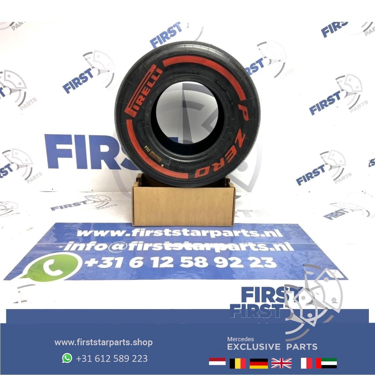 ORIGINELE FORMULE 1 Pirelli P ZERO BAND F1 SLICK ROOD SOFT T, Verzamelen, Gebruikt, -, -, Ophalen of Verzenden
