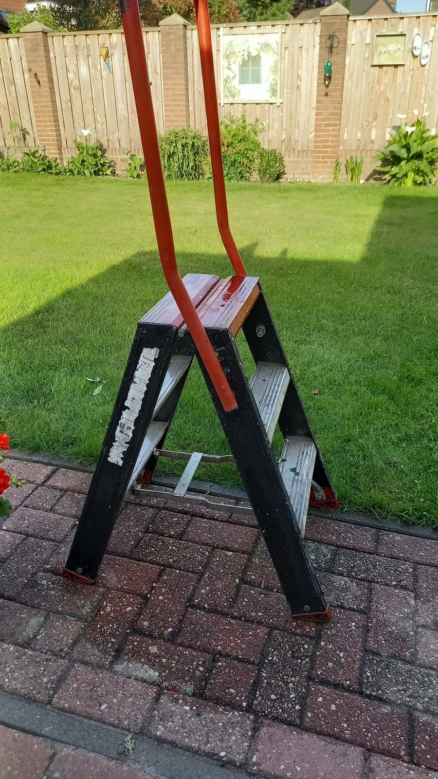 Stevige trap met 3 treden, Doe-het-zelf en Verbouw, Ladders en Trappen, Ophalen, Gebruikt, Trap, Minder dan 2 meter
