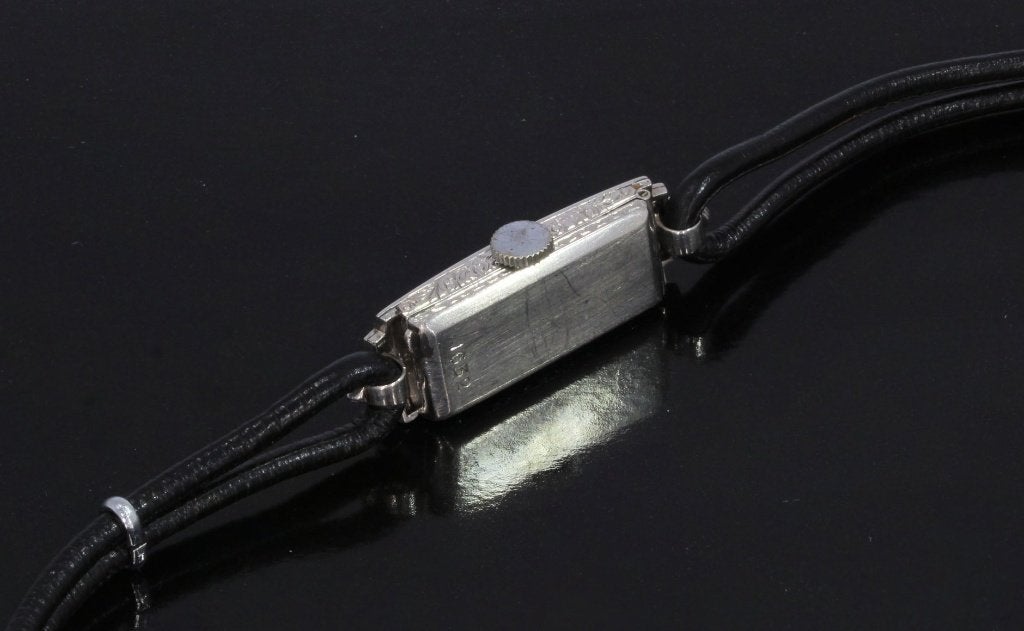 Art Deco diamanten antiek pols horloge dames Baume Mercier, Verzenden, Overige materialen, Armband, Met edelsteen