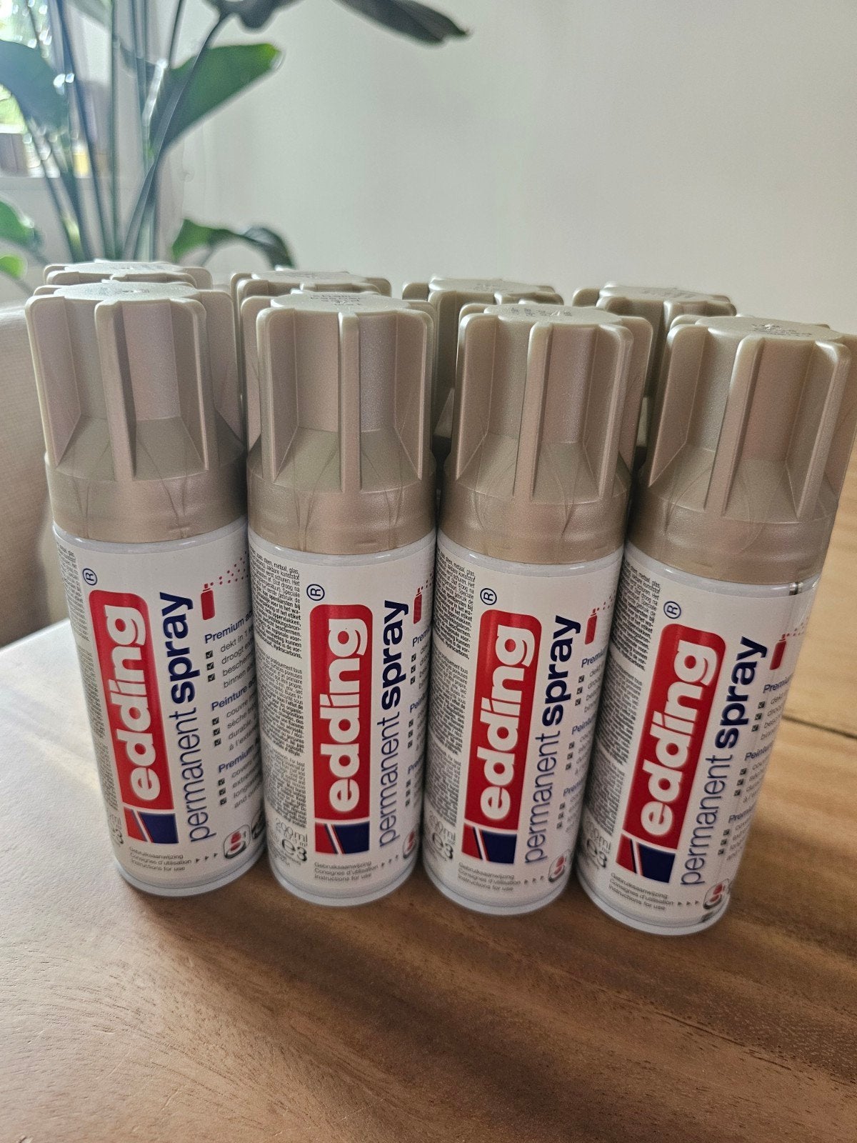 Edding Permanent Spray - Spuitverf - Mat Champagne Gold, Ophalen of Verzenden, Nieuw, Overige typen