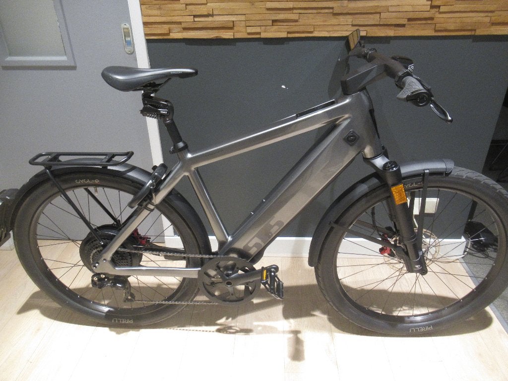Stromer ST5 Xtr di2 11 versn met vering en ABS large zgan, Fietsen en Brommers, Fietsen | Heren | Herenfietsen, Zo goed als nieuw