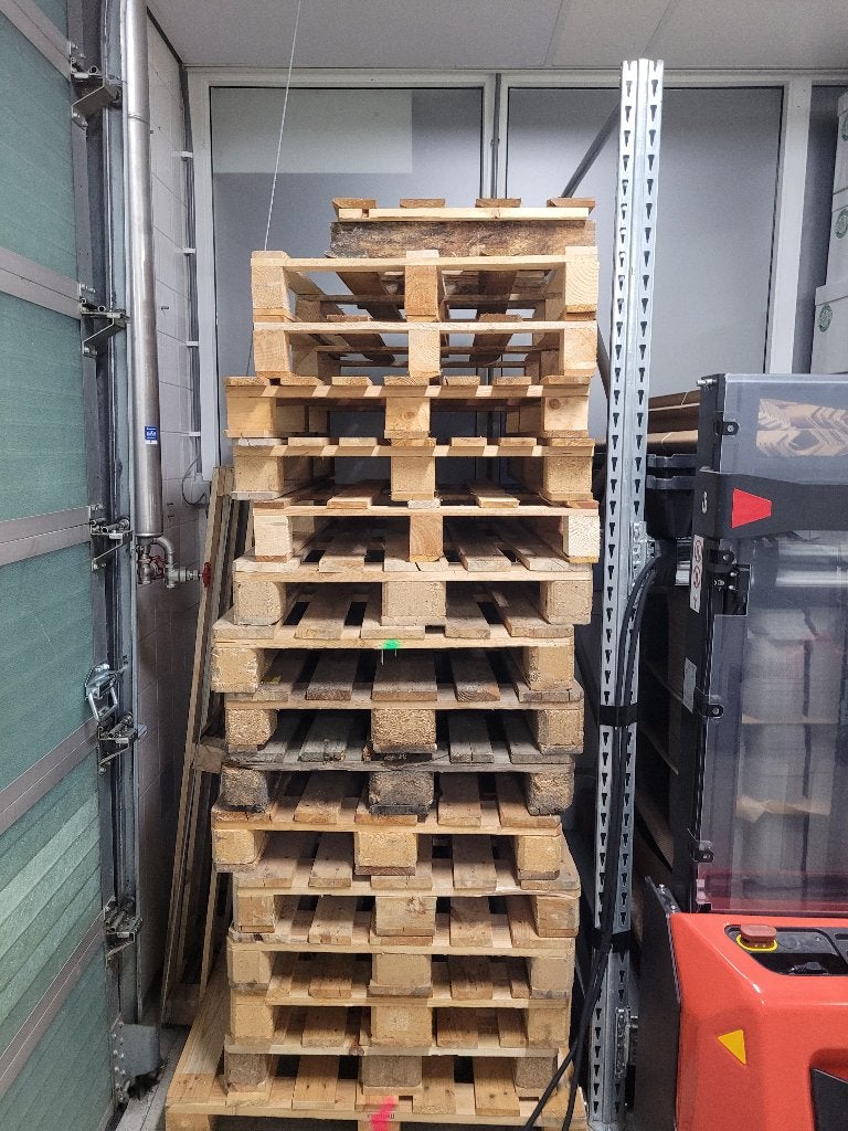 houten pallets, Doe-het-zelf en Verbouw, Ophalen, Zo goed als nieuw, 50 mm of meer, Pallet