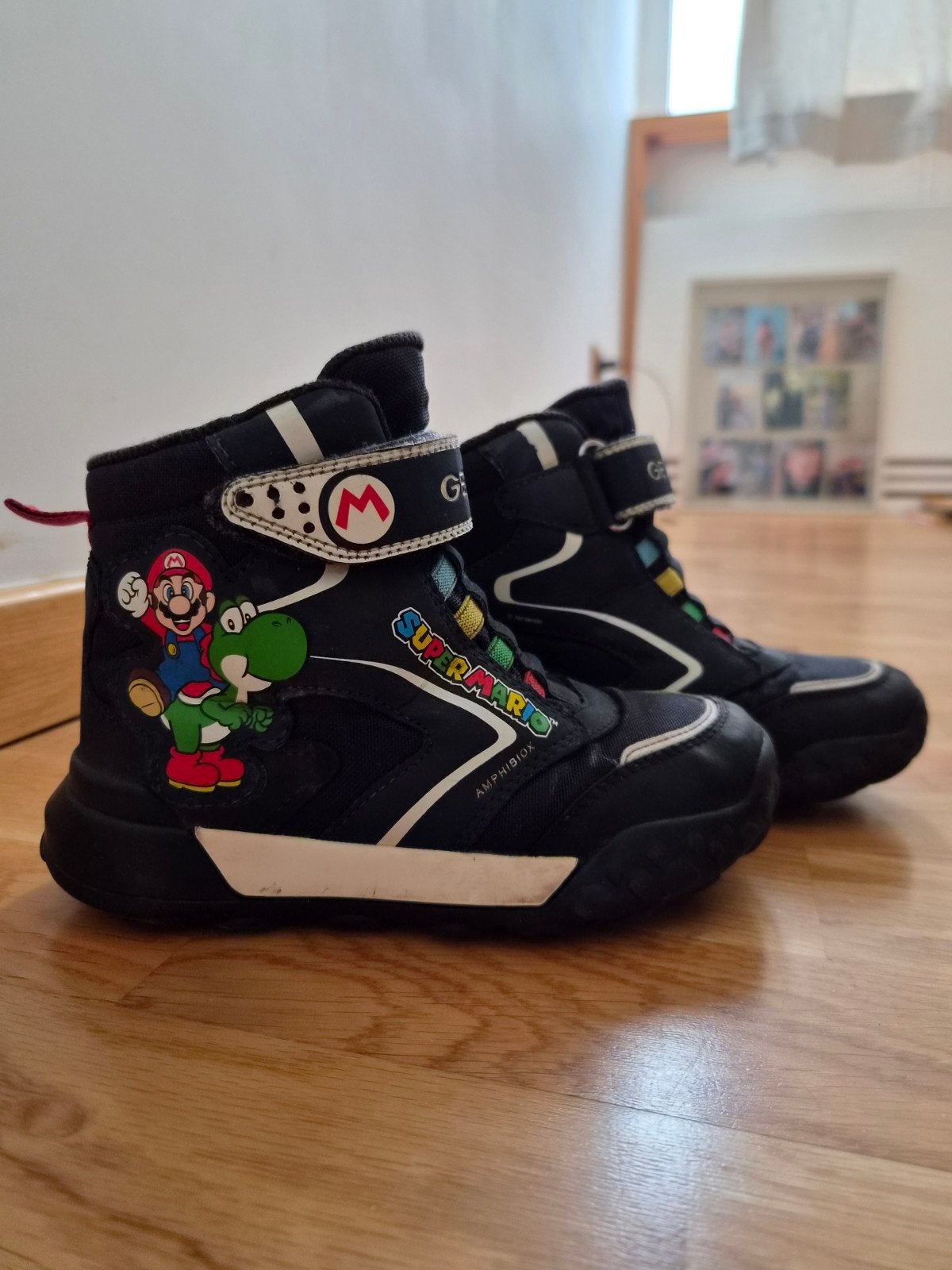 Geox J Trekkyup Boy Amphibiox - Super Mario Edition, Size 28, Ophalen, Zo goed als nieuw, Schoenen
