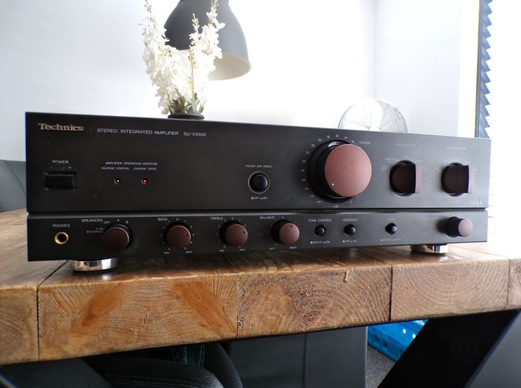 Technics SU-VX500 Class AA versterker., Overige merken, Gebruikt, Ophalen of Verzenden, 120 watt of meer