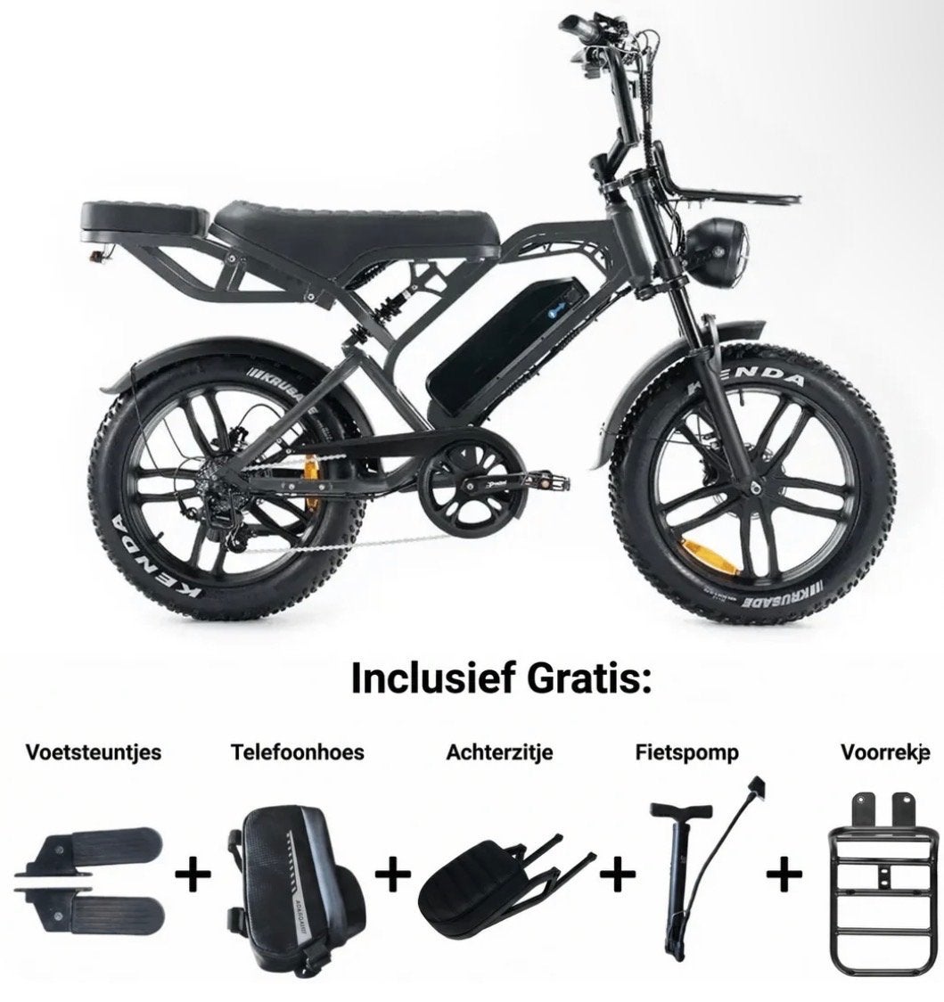 Fatbike V20 Pro NIEUW IN DOOS!, Nieuw, 51 tot 55 cm, 50 km per accu of meer, Ophalen