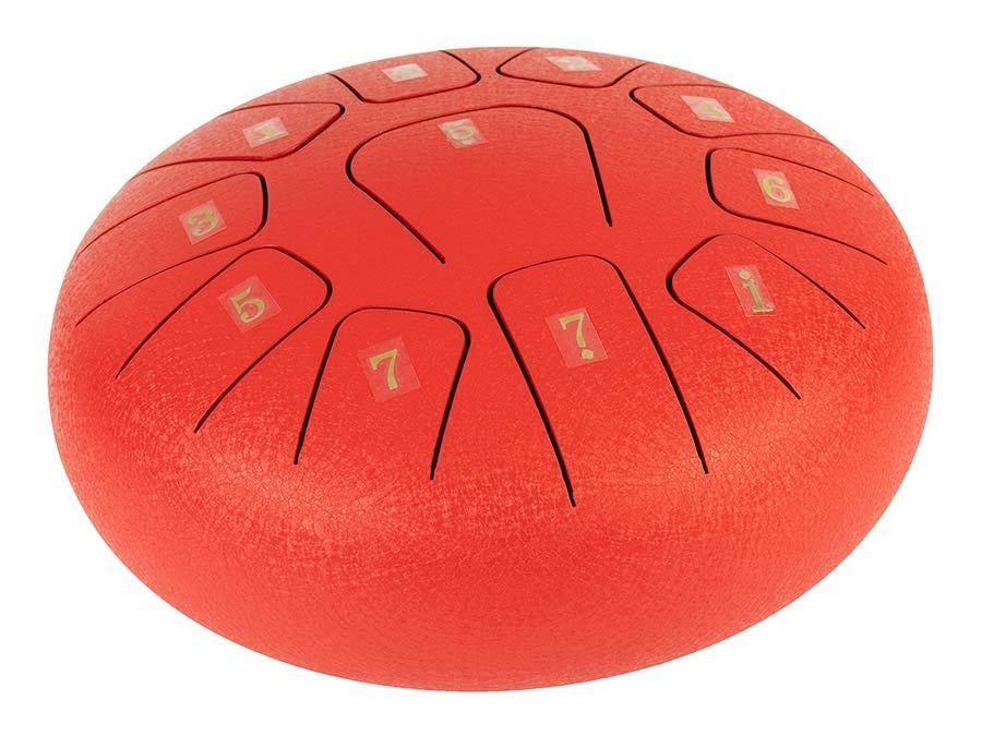 HTD1011/RD |Hayman stalen tongdrum 10" rood, ., Nieuw, Ophalen of Verzenden, .