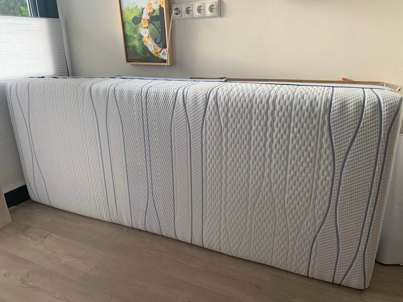 Schone M line slowmotion 6 hybride matras, 80cm en schoon!, Ophalen, Gebruikt, Eenpersoons, 80 cm