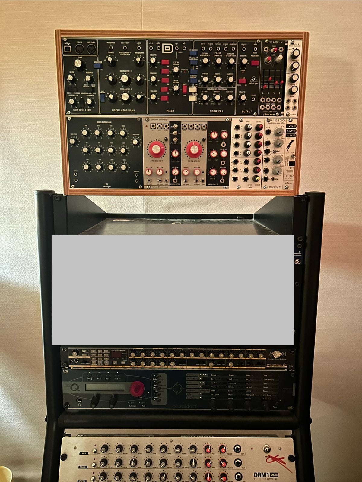 Waldorf Micro Q Rack Synthesizer Module, Overige merken, Gebruikt, Met midi-aansluiting, Overige aantallen