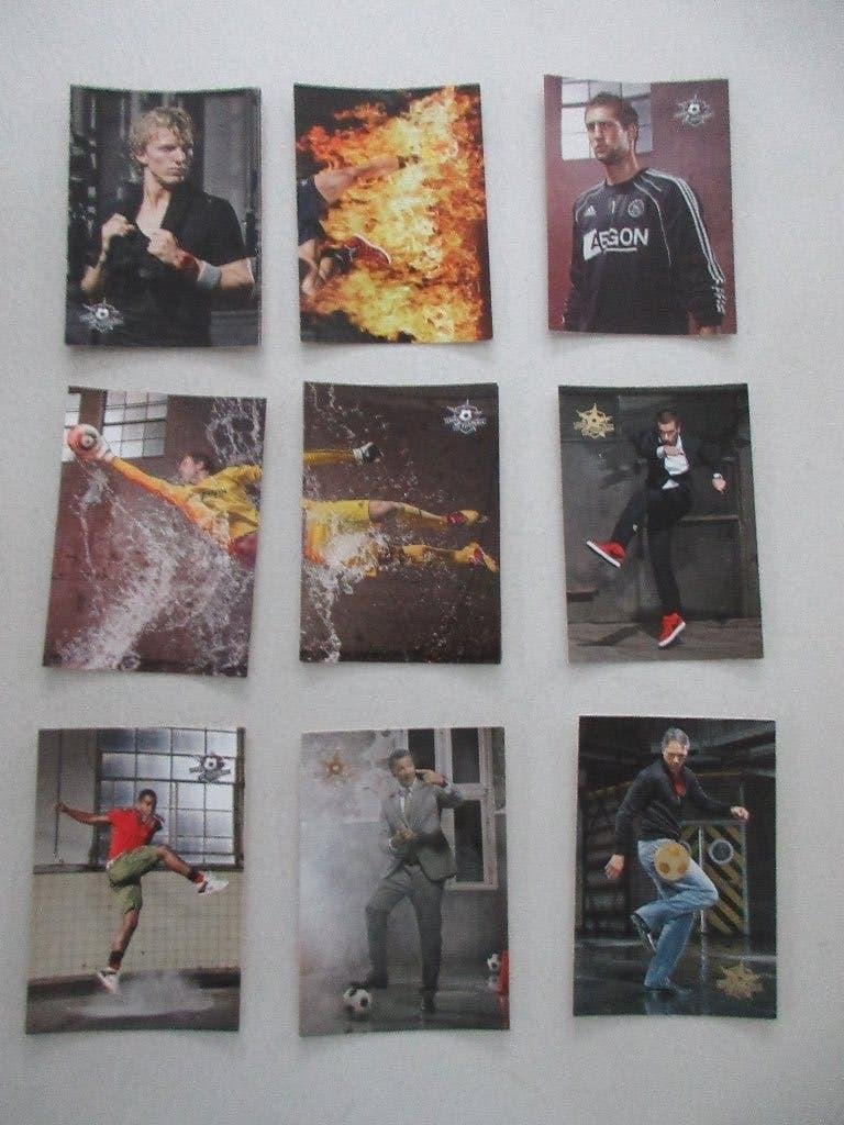 40x Stars of Football" kaarten/sticker, C1000 2012, Ophalen of Verzenden, Zo goed als nieuw, Overige binnenlandse clubs, Poster, Plaatje of Sticker