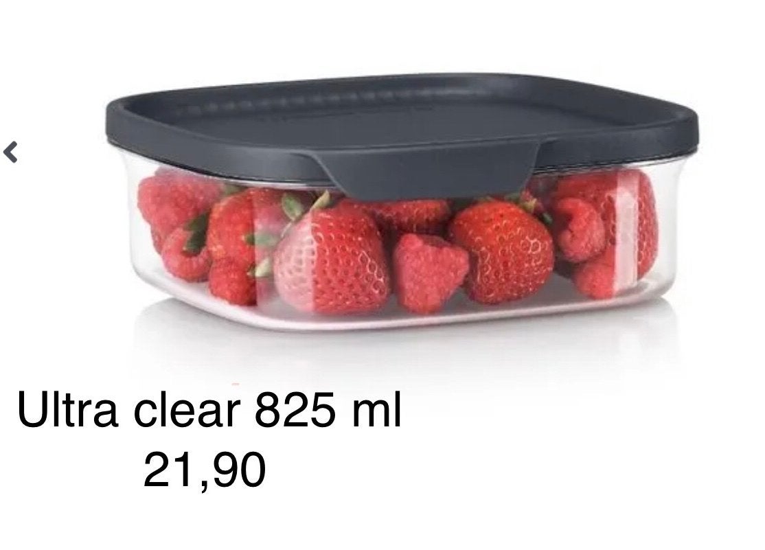 Tupperware Ultra Clear Bewaardoos 825 ml - Splinternieuw, Overige kleuren, Bewaardoos, Nieuw, Ophalen of Verzenden