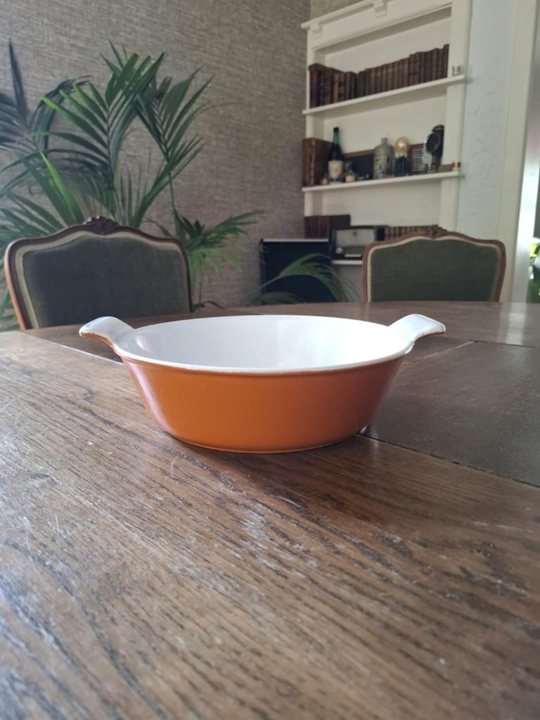 Mooie gietijzeren ovenschaal FE hoog model, Huis en Inrichting, Keuken | Potten en Pannen, Ophalen of Verzenden, Gietijzer