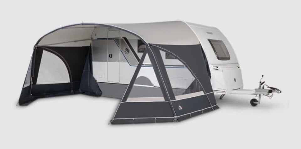 Nieuwe Dorema  luifel met aluminium buisframe en toebehoren, Ophalen of Verzenden, Nieuw, Ten Cate All Season 240g/m2, Dorema