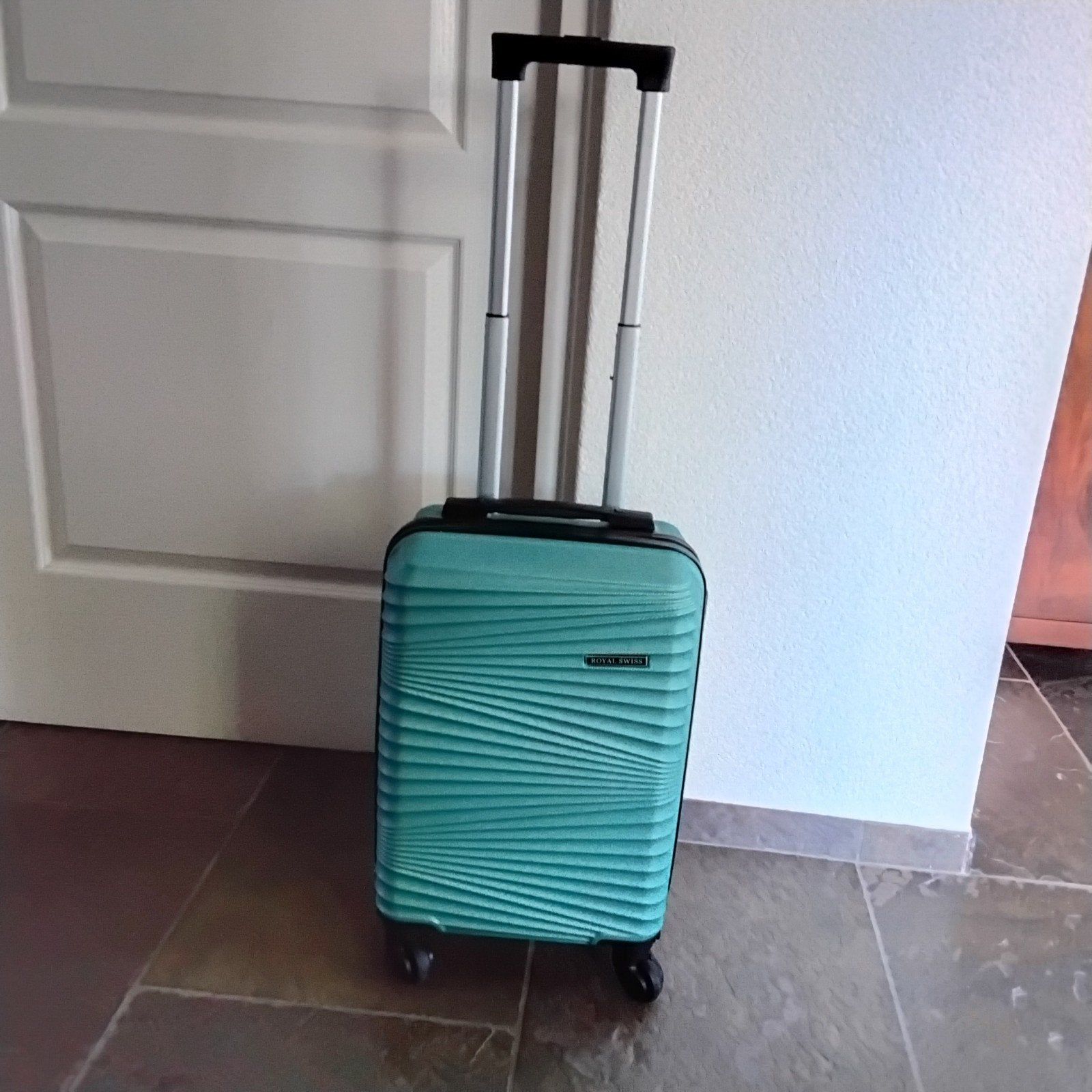 Trolley koffer in prima staat, Hard kunststof, Minder dan 50 cm, Ophalen of Verzenden, Zo goed als nieuw