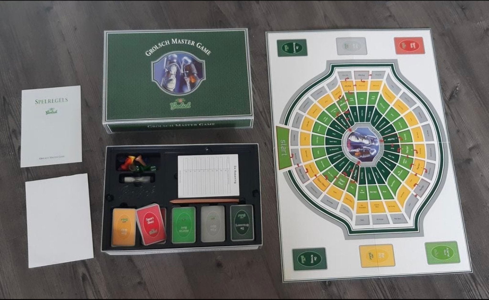 Grolsch Master Game Bordspel - Compleet en in goede staat, Hobby en Vrije tijd, Ophalen of Verzenden