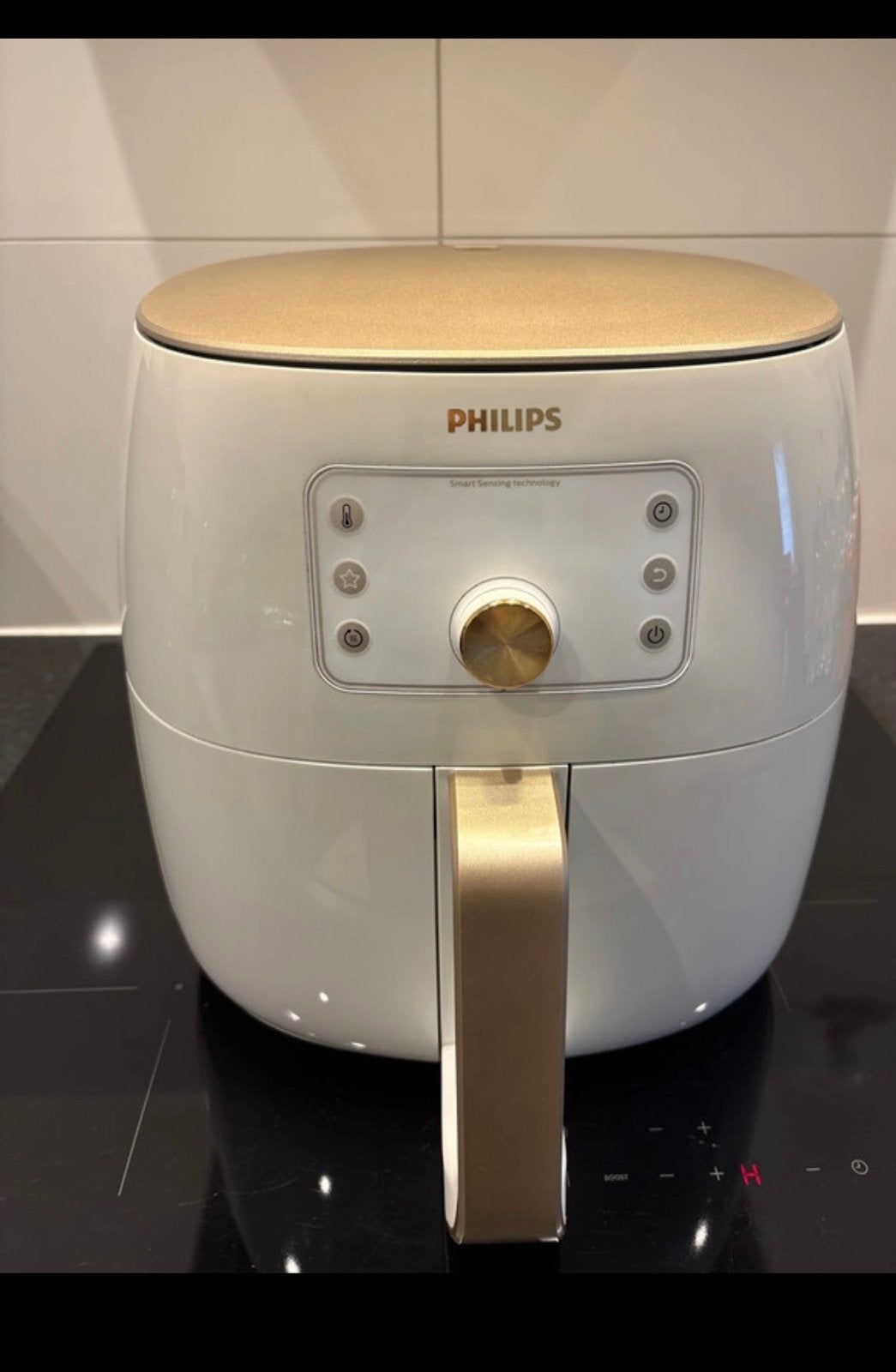 Philips Airfryer XXL - Wit/Goud - Zo goed als nieuw, Witgoed en Apparatuur, Airfryers, Ophalen of Verzenden, Zo goed als nieuw