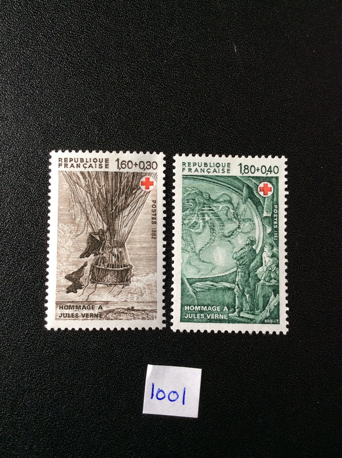 Frankrijk postzegels 1982 Mi 2367/68, Ophalen of Verzenden