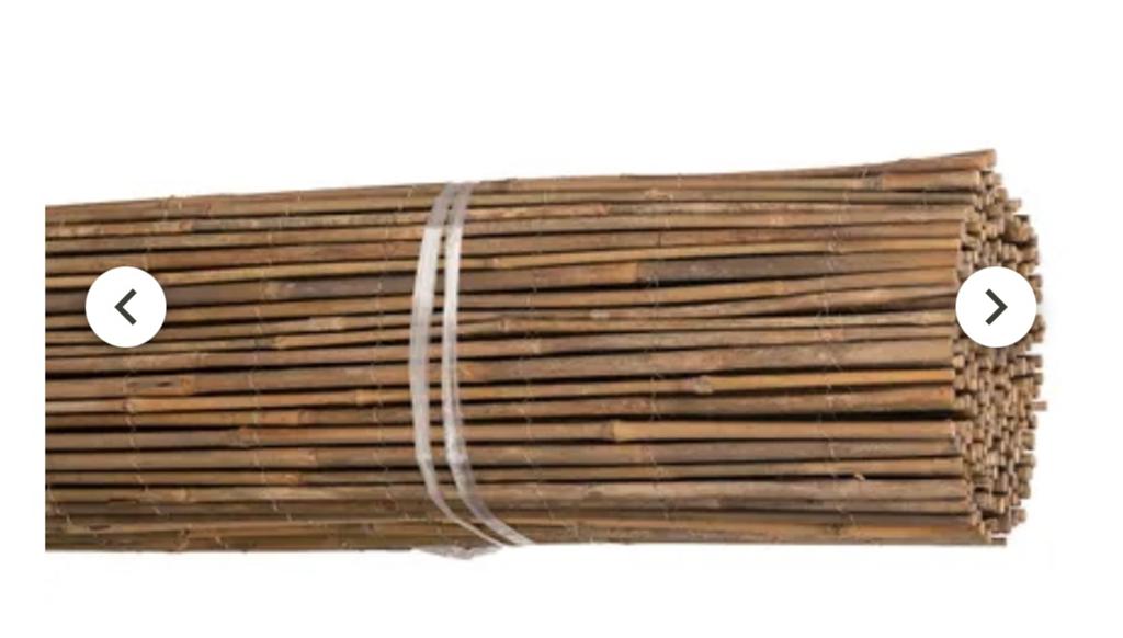 Tuinchamp bamboe mat tuinscherm, Ophalen, Overige materialen, Zo goed als nieuw, 200 cm of meer